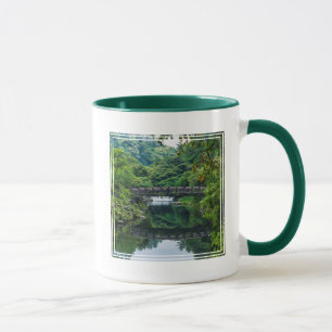 Taza Jardín y puente coreanos