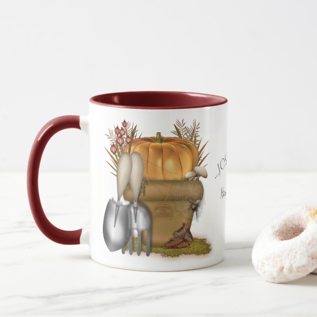 Taza Jardinero del otoño (Con donut)