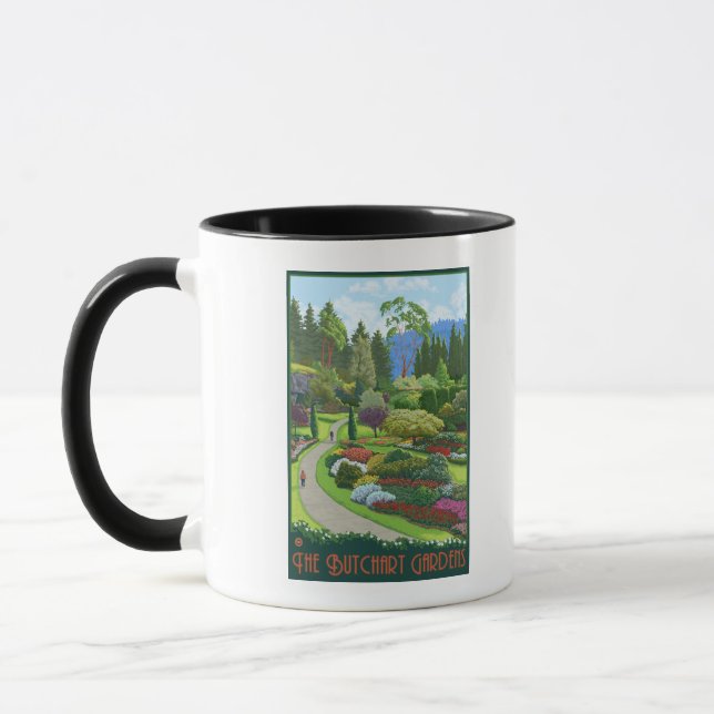 Taza Jardines Butchart - Bahía Brentwood (Izquierda)