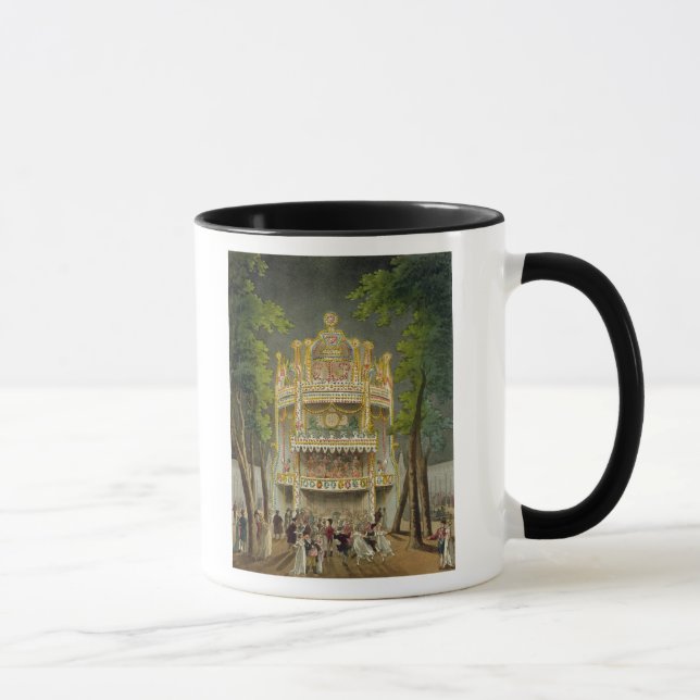 Taza Jardines de Vauxhall, 1808 (Derecha)