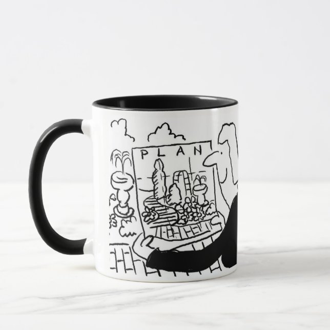 Taza Jardines paisajísticos o diseño de jardines (Izquierda)
