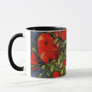 Taza Jarrón con amapolas rojas Vincent van Gogh.