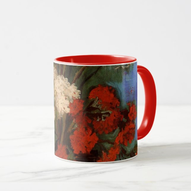 Taza Jarrón con claveles de Vincent van Gogh (Anverso derecho)