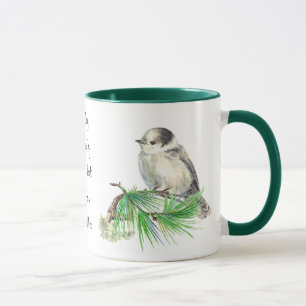 Taza Jay Gris gris pájaro de Canadá, Whiskey Jack