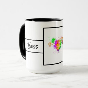 Taza Jefa Dama Timbradora 15oz