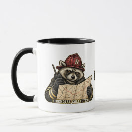Taza Jefe de Bomberos Alborotado Despacha Distrito Equi