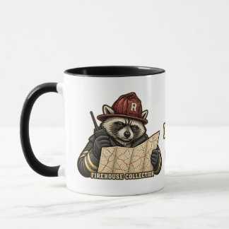 Taza Jefe de Bomberos Alborotado Despacha Distrito Equi
