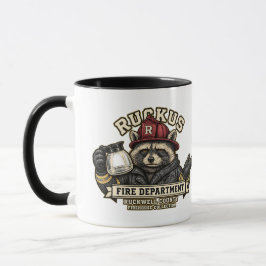 Taza Jefe de Bomberos de Ruckus Retención de Cafetera V