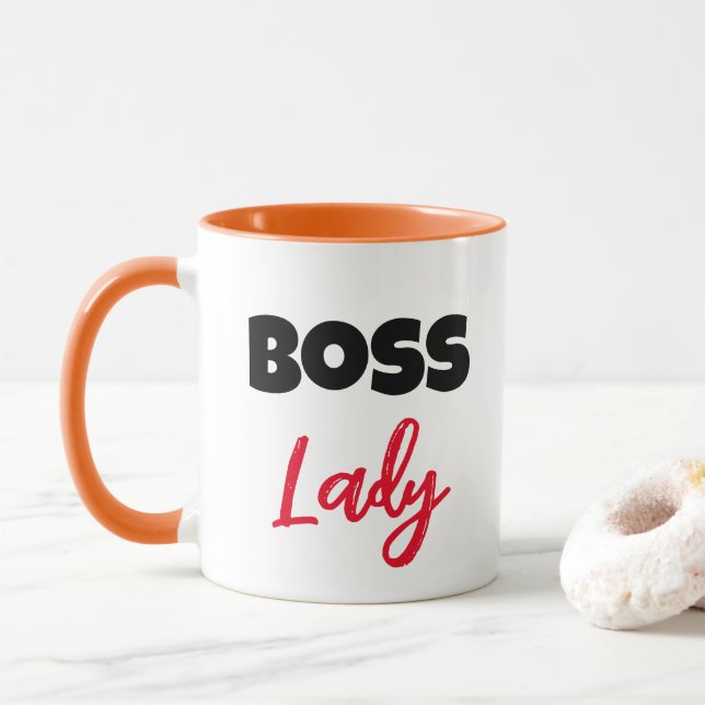Taza Jefe Lady Coffee Mug (Con donut)