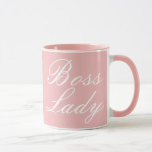 Taza Jefe Lady Pink Girly