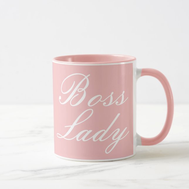 Taza Jefe Lady Pink Girly (Derecha)
