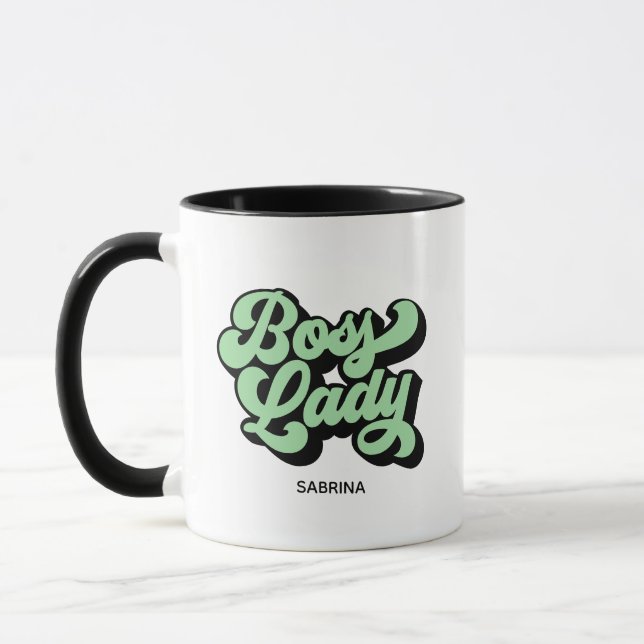 Taza Jefe Lady Retro Neo Mint (Izquierda)