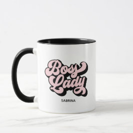 Taza Jefe Lady Retro Pink
