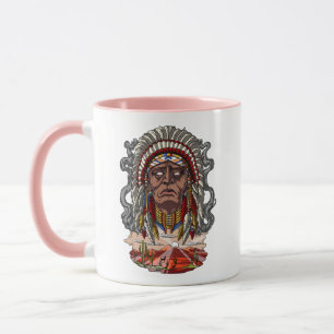 Taza Jefe nativo indio