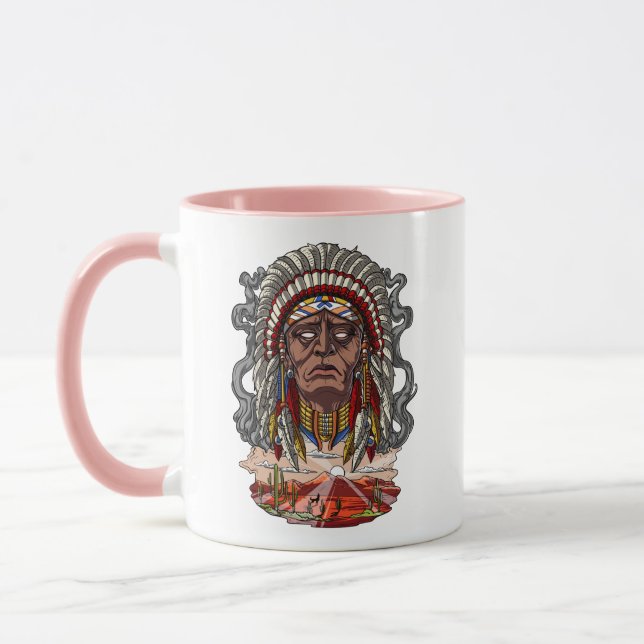 Taza Jefe nativo indio (Izquierda)