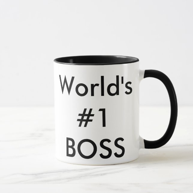 Taza jefe número 1 del mundo (Derecha)