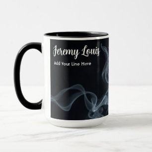 Taza Jefe personalizado de carbón de vidrio ahumado min
