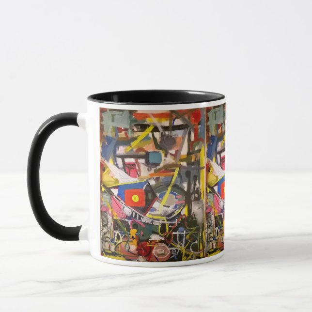 Taza Jeff Hankamer, tazón pintor de Barton Springs (Izquierda)