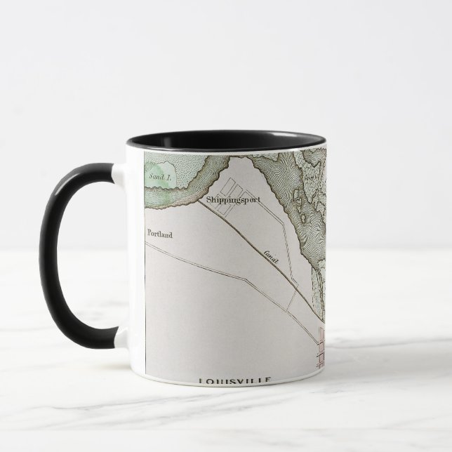 TAZA JEFFERSONVILLE, INDIANA: MAPA (Izquierda)