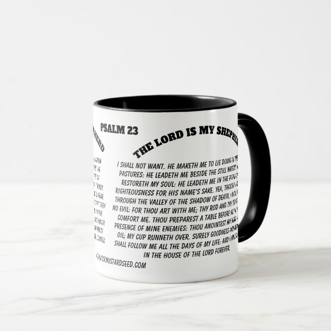 TAZA JEHOVAH ES MI BARRO DE PASTA (Anverso derecho)