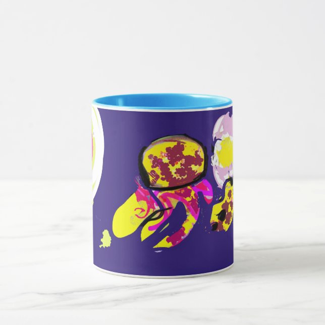 Taza Jellyfish and fish play (Centro)