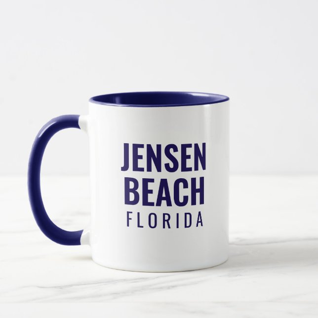 Taza Jensen Beach Florida Coffee Mug (Izquierda)