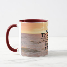 Taza Jeremías 29:11 Porque conozco los Planes Amanecer