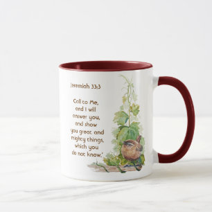 Taza Jeremías 33:3 Llámame Versículo Bíblico Rénula Páj