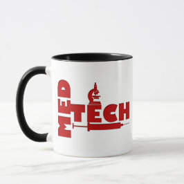 TAZA JERINGA MED TECH MICROSCOPE (TECNOLOGISTA MÉDICA)