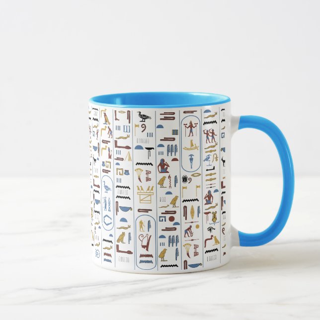 Taza Jeroglíficos Antiguo Egipto Faraón (Derecha)