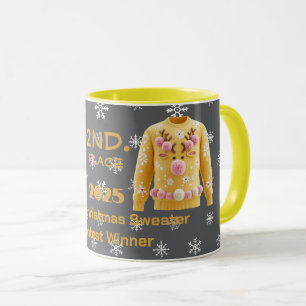 Taza Jersey Navideño Horrible Ganador del 2do. Lugar Co