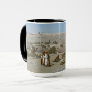 Taza Jerusalén del monte de los Olivos el 1880