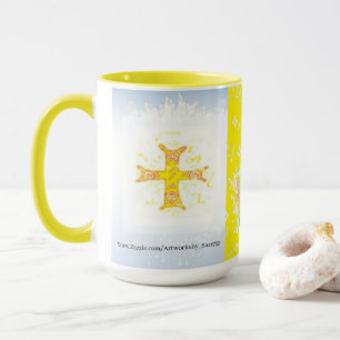 Taza : Jesucristo con cruz griega