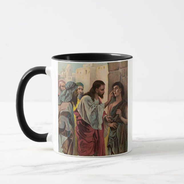 Taza Jesucristo curando al ciego (Izquierda)