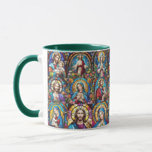 Taza Jesucristo María y José Cristóbal Manchado