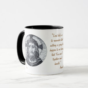 Taza Jesucristo y oración "Protéjame Señor" Café Té