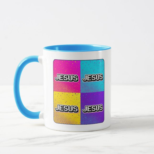 Taza JESÚS - 4 Cuadrados  (Izquierda)
