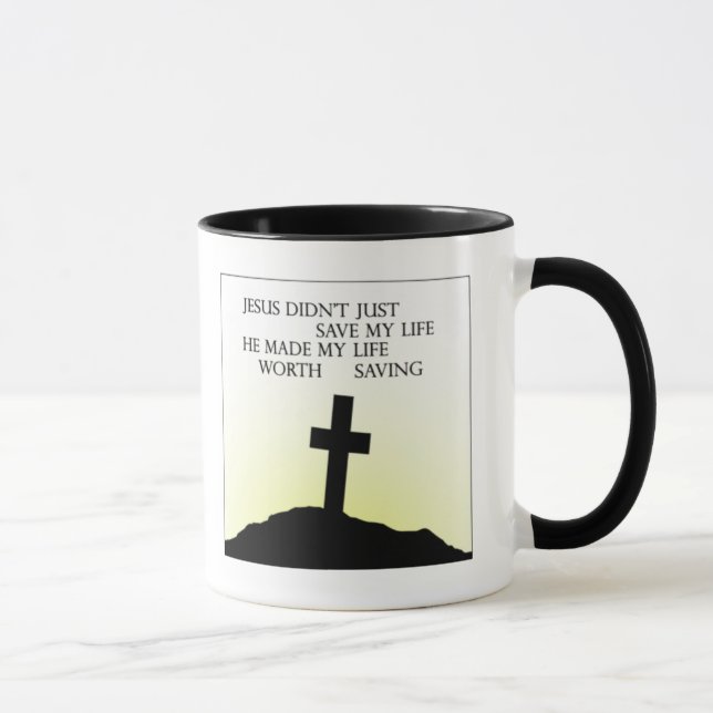 Taza Jesús ahorró mi vida (Derecha)