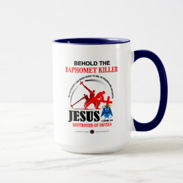 Taza Jesús: Asesino de Baphomet