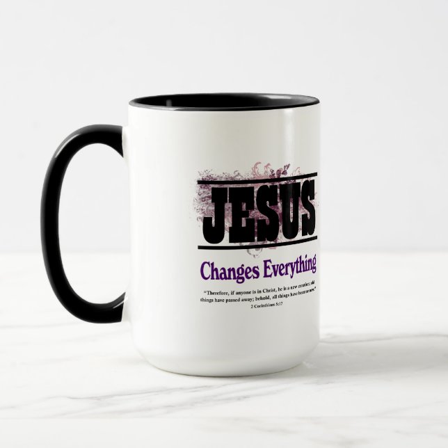 Taza Jesús cambia todo (Izquierda)