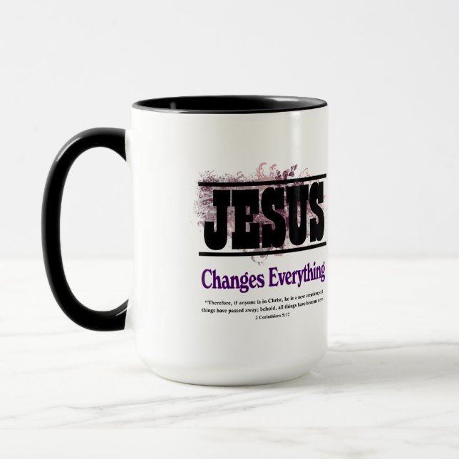 Taza Jesús cambia todo (Izquierda)
