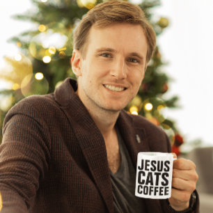 Taza JESUS CATS CAFFEE Mugs