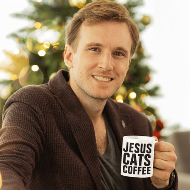 Taza JESUS CATS CAFFEE Mugs (Subido por el creador)