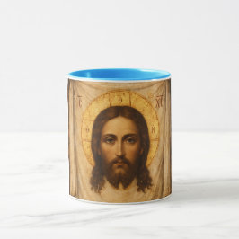 Taza Jesus Christ Icon of the Holly Napkin