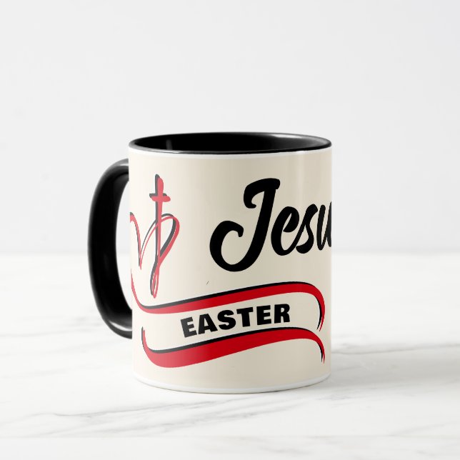 Taza JESUS Christian Easter (Anverso izquierdo)