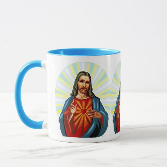 Taza Jesús colorido (Izquierda)