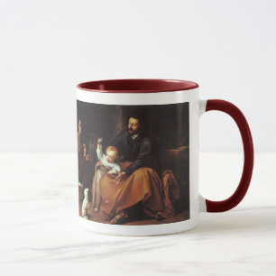 Taza Jesús con el gorrión - Murillo,… la palabra er