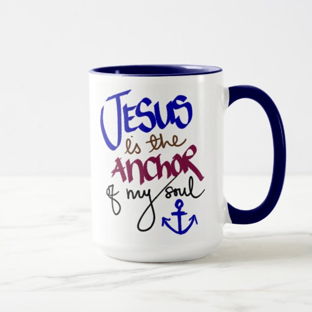 Taza Jesús es el ancla de mi alma (Derecha)