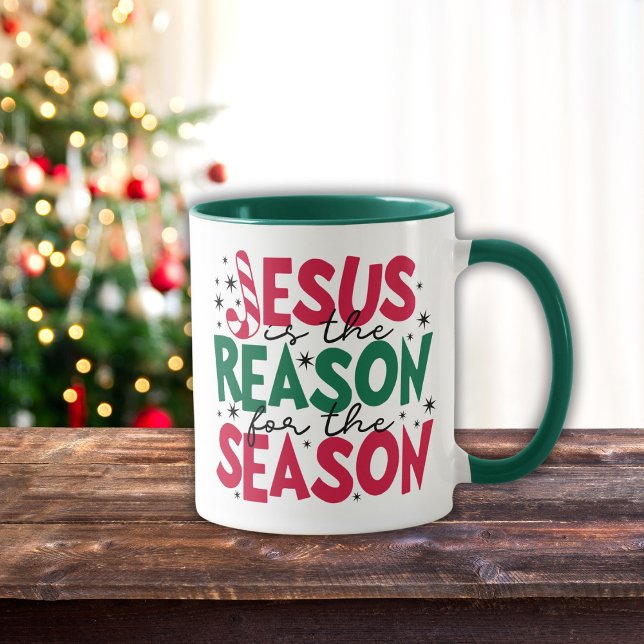 Taza Jesús Es La Razón Para Los Navidades De Temporada (Subido por el creador)