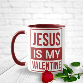 Taza Jesús Es Mi Fe Cristiana De San Valentín